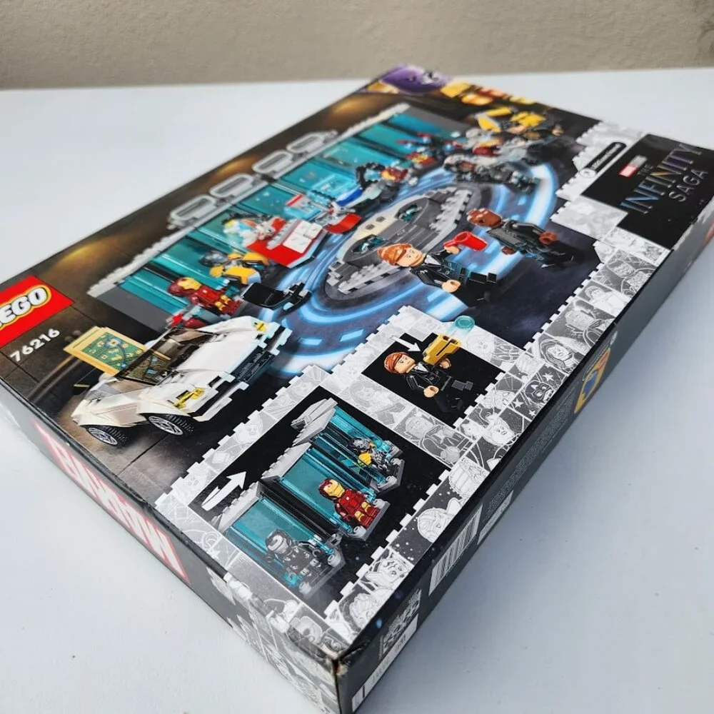 NEW LEGO Marvel Iron Man Armory Toy Building Set 76216 Avengers Lego Set with MK - Picture 16 of 16